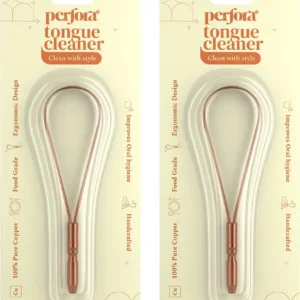 This copper tongue scraper effectively removes bacteria and improves oral hygiene, leading to fresher breath and enhanced taste.