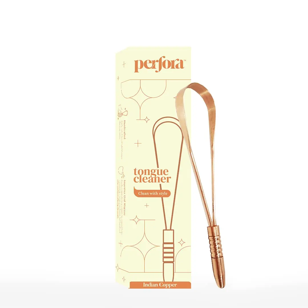 This copper tongue scraper effectively removes bacteria and improves oral hygiene, leading to fresher breath and enhanced taste.
