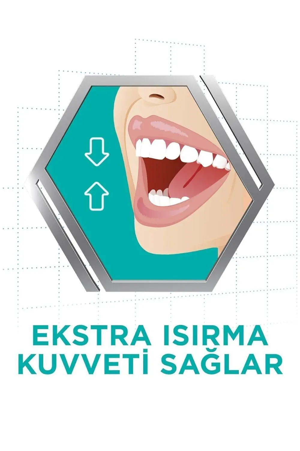 A tube of Corega Denture Fixative Cream, 40g, designed for teeth and gum health.