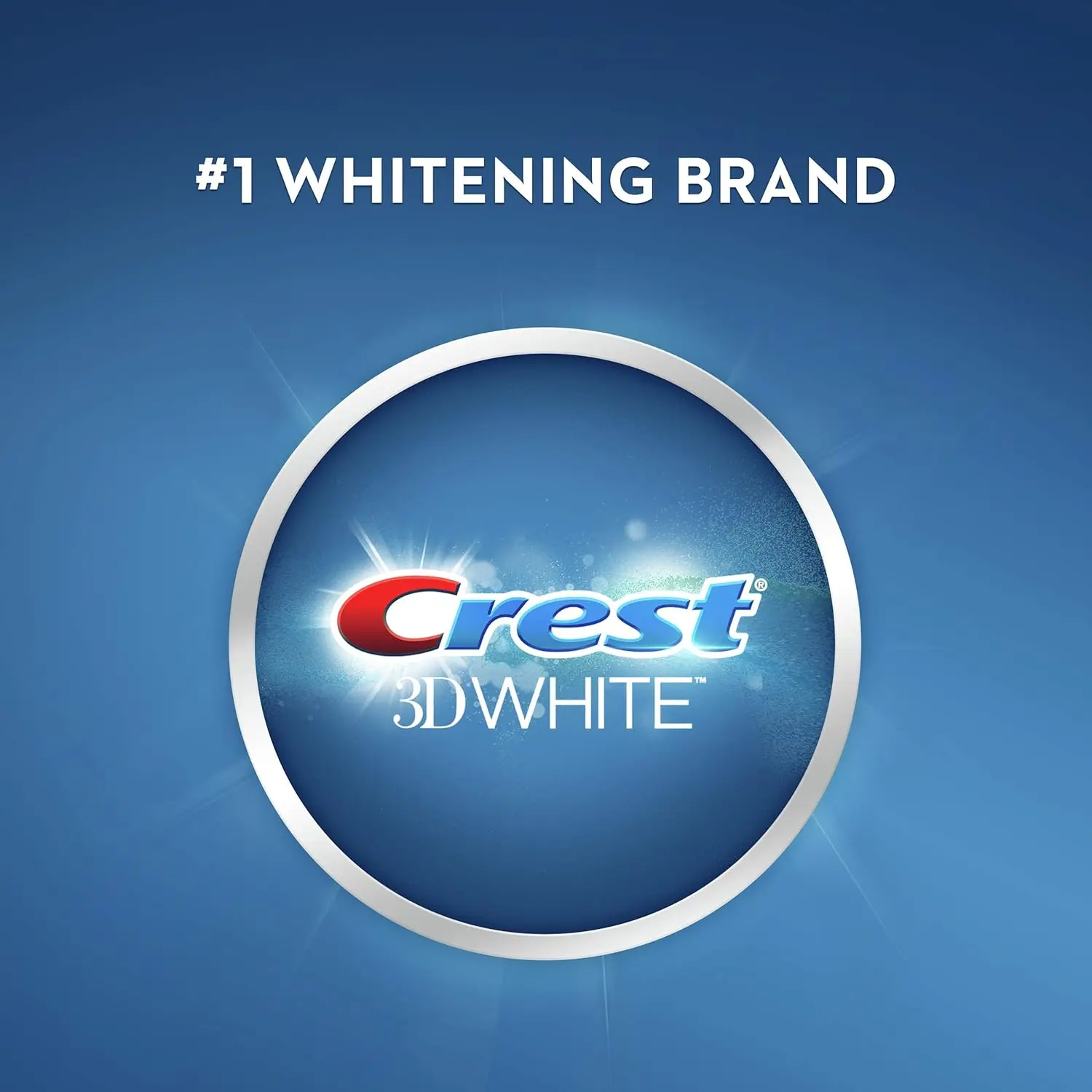 Two tubes of Crest 3D White Arctic Fresh toothpaste, each 75ml, for whitening.