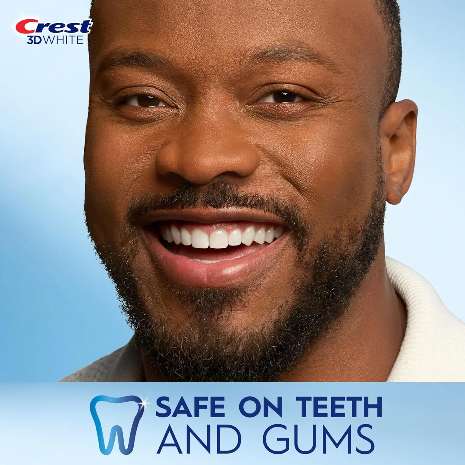 Achieve a 34 levels whiter smile in just 20 days with Crest 3D Whitestrips Radiant Express teeth whitening kit, featuring professional-level whitening power and Advanced Seal Technology for a no-slip grip.
