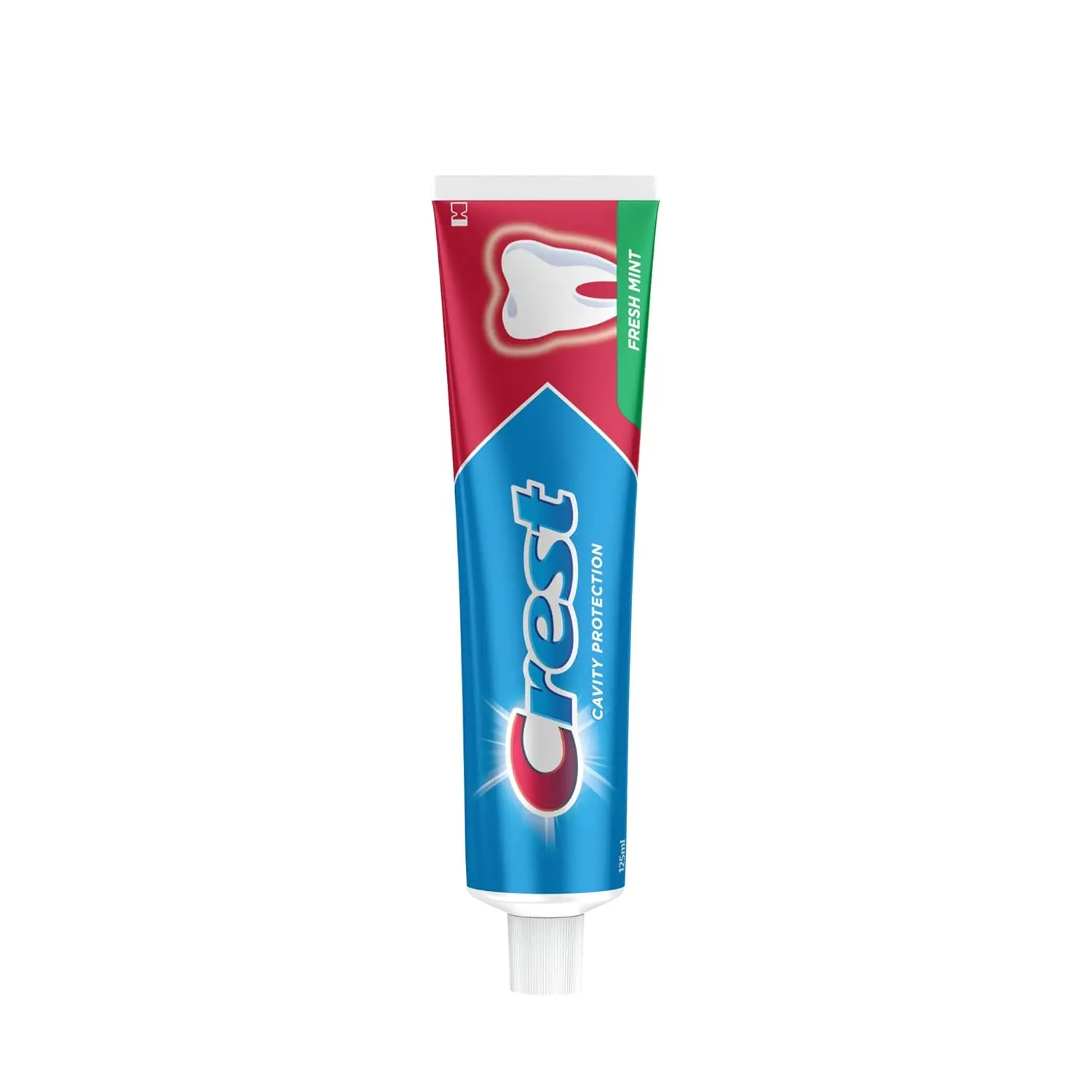 Two tubes of Crest Cavity Protection Fresh Mint Toothpaste provide professional teeth whitening results with deep cleaning action to gently and effectively remove tough stains.