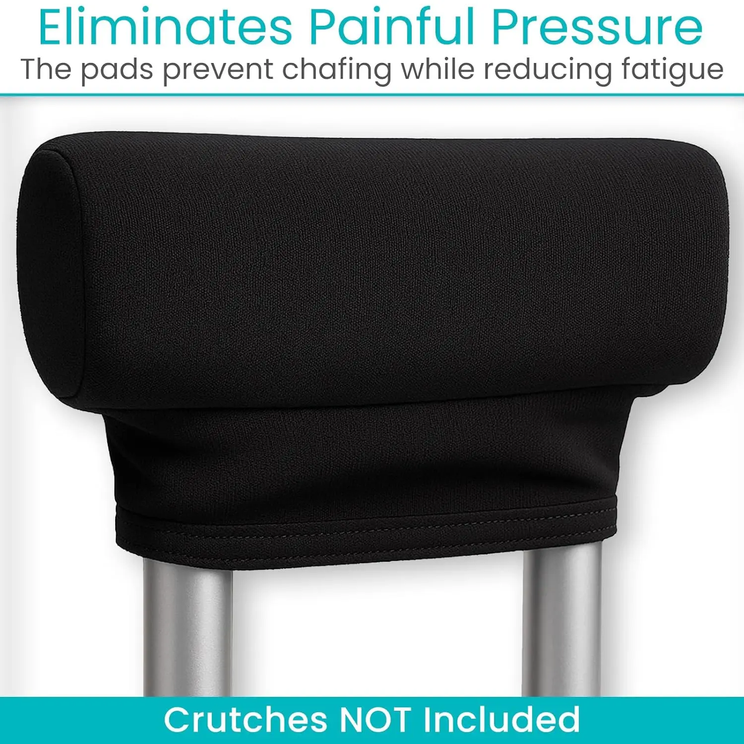 Enjoy comfortable support with these crutch pads and hand grips, designed with soft foam padding to eliminate chafing and reduce pressure for a speedy recovery.