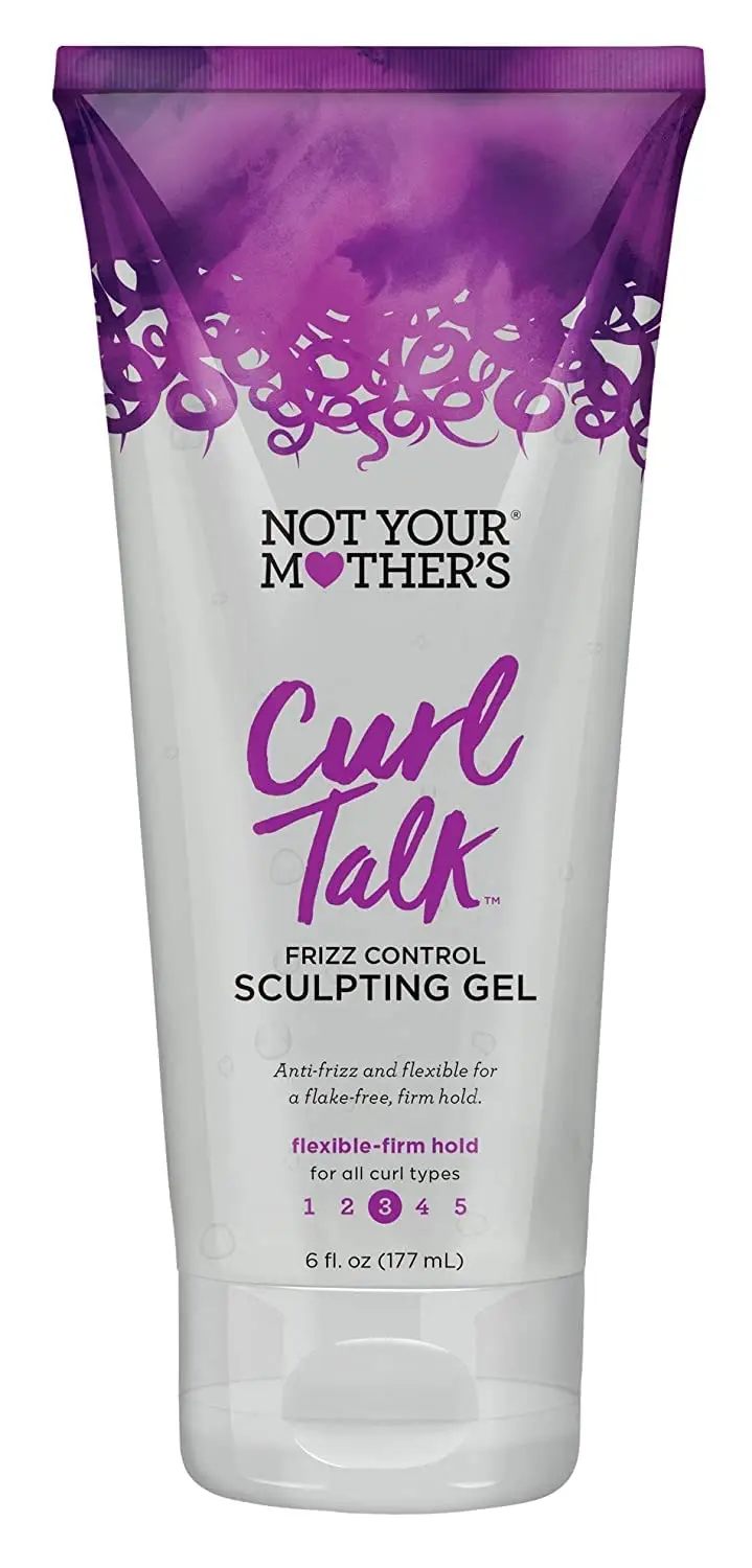 Not Your Mother's Curl Talk Sculpting Gel provides firm yet flexible, flake-free hold while smoothing fly-aways and controlling frizz.