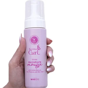 Kozma curl volume mousse enhances curls and waves with lightweight moisture and medium hold for frizz-free definition.