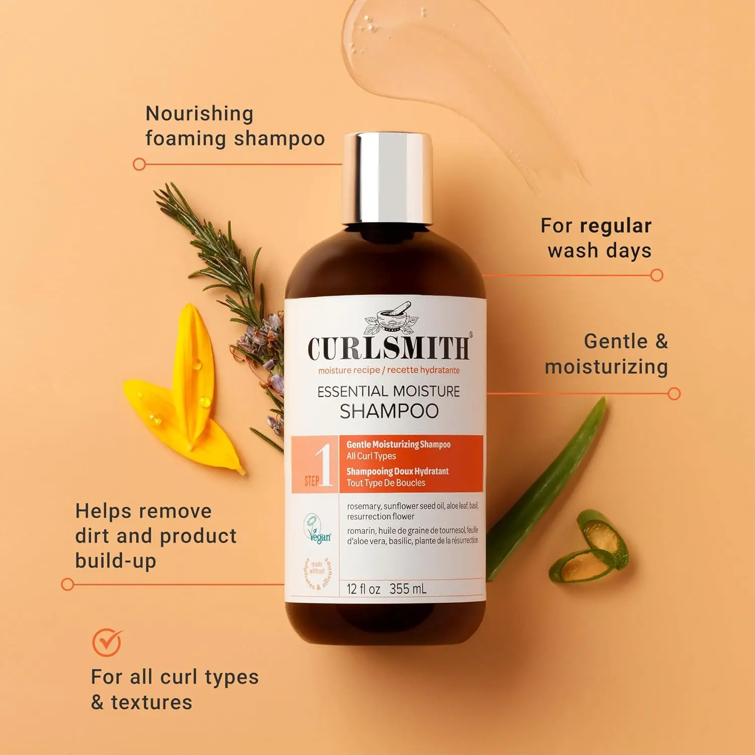 The Curlsmith Curl Discovery Kit contains mini travel-sized shampoo, conditioner, leave-in cream, and styling soufflé to hydrate, define, and moisturize all curl types and textures while on the go.