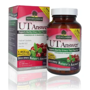 Nature's Answer D-Mannose capsules provide healthy urinary tract support in an easy-to-take vegetarian dietary supplement.