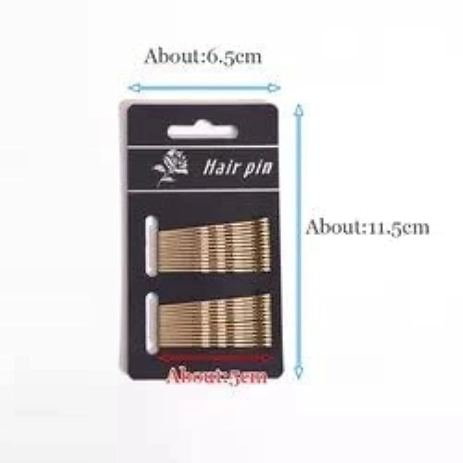 A set of dark grey hair pins provides a secure, non-slip grip for creating elegant updos and various hairstyles on both thick and thin hair.