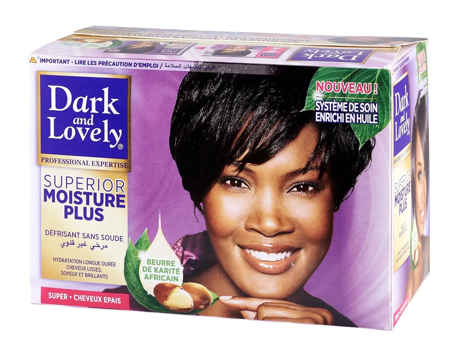 SoftSheen Carson Dark and Lovely Moisture Plus No-Lye Relaxer Super gently cleanses, detangles, and moisturizes hair while helping protect and condition during relaxing for ultimate body and shine.