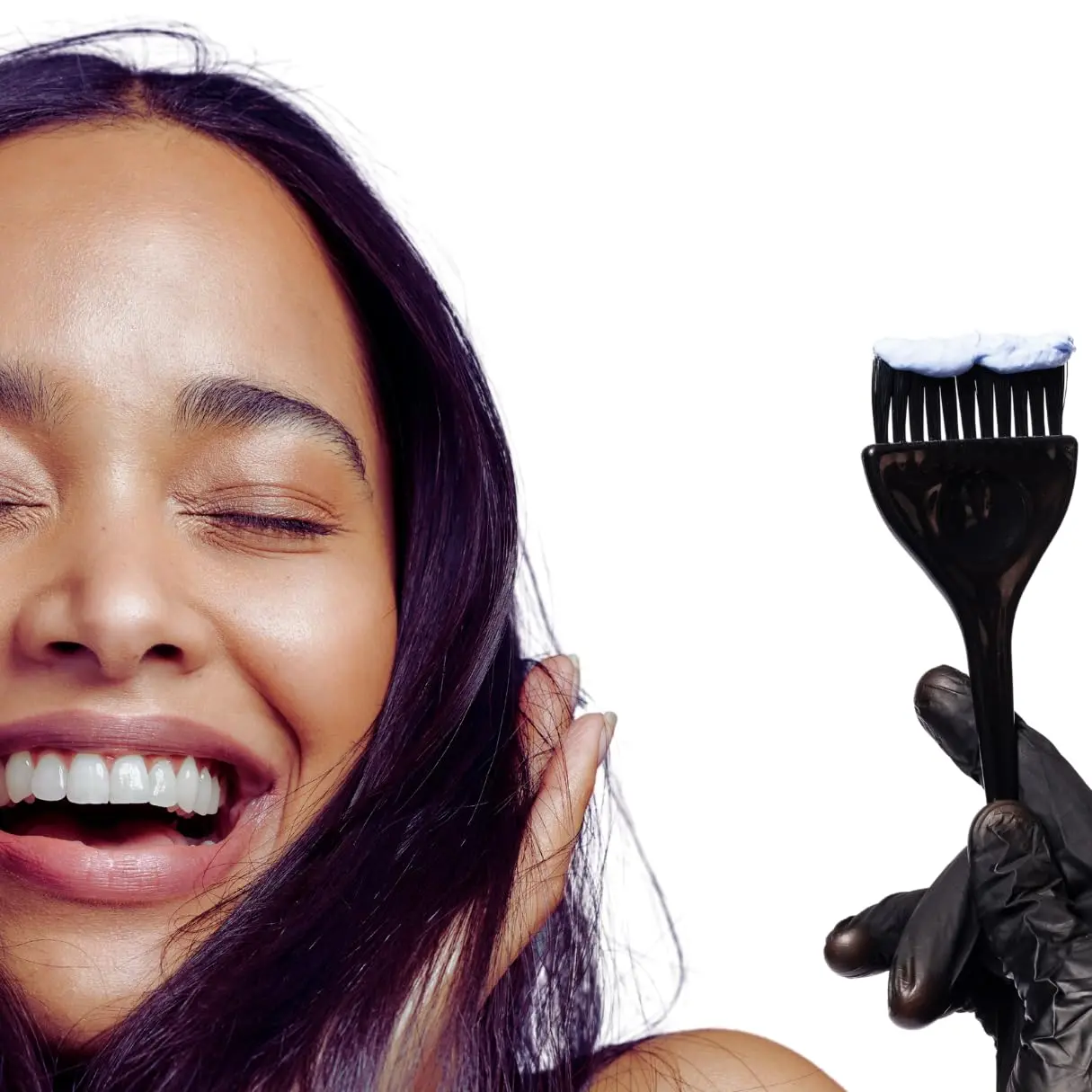 A box of Dark and Lovely Moisture Plus No-Lye Relaxer for all hair types is displayed.