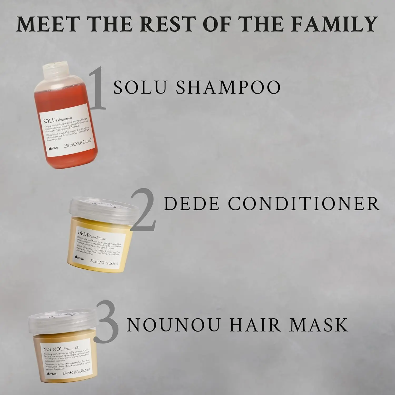 Davines Solu Sea Salt Scrub Cleanser for oily hair, weighing 0.36kg, with dimensions of 6.6cm x 8.6cm x 8.6cm. Apply to wet hair, massage scalp, add water, and rinse.