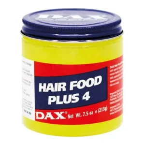 Dax Hair Food Plus is a safe and effective hair and scalp treatment, beneficial for pressed and tinted hair, promoting healthier hair.
