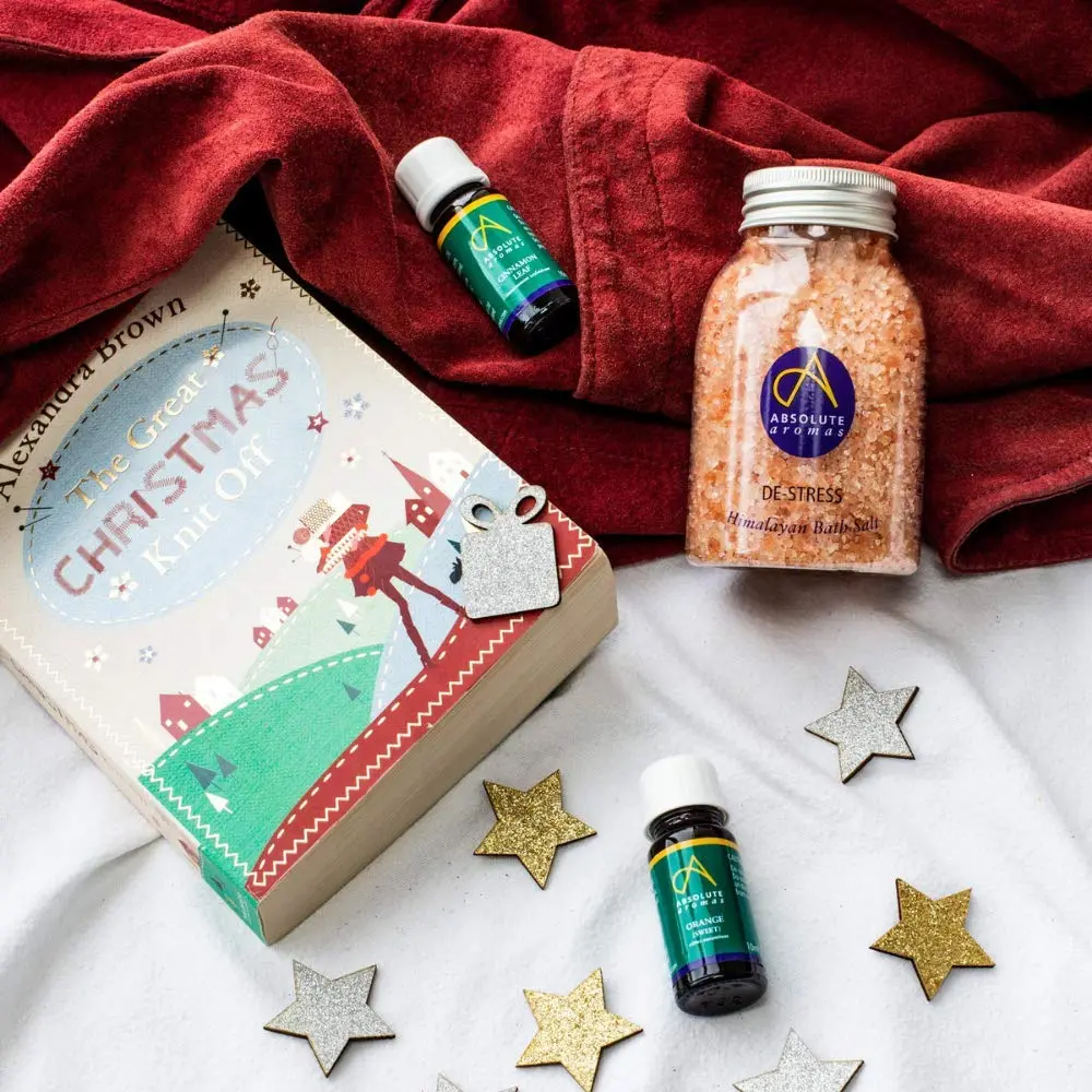 Pink Himalayan bath salts infused with chamomile, lavender, bergamot, and jasmine essential oils for a relaxing and detoxifying aromatherapy experience.