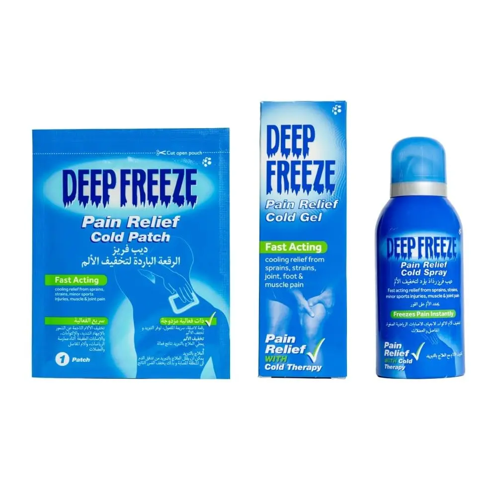 Deep Freeze Cold Patch provides fast-acting, soothing cooling relief for minor muscle aches and joint discomfort.