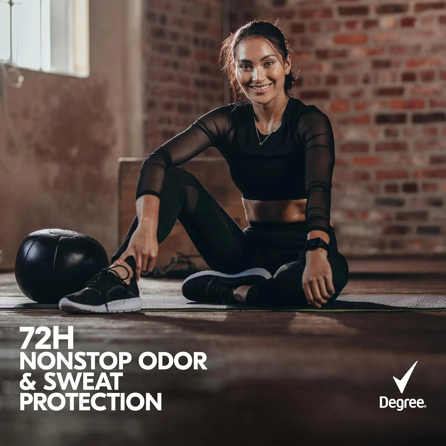 Degree Vanilla and Jasmine antiperspirant deodorant provides 72-hour odor and sweat protection for women, releasing a burst of fragrance with every move thanks to MotionSense technology.