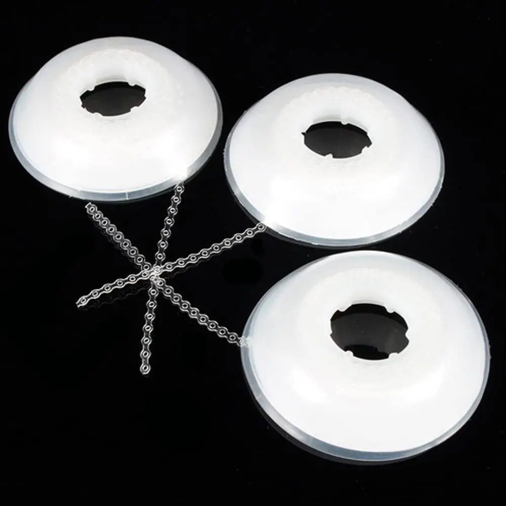 A colorful assortment of Angzhili orthodontic elastic power chains, designed for braces, providing excellent stretch and rebound, latex-free and hypo-allergenic.