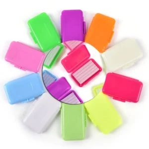 Ten boxes of Angzhili orthodontic wax for braces wearers provide relief from irritation caused by brackets and wires, ensuring perfect oral care and fresh breath with multiple scents.