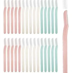 This image shows a 30-piece set of MoHern dermaplane razors for women, featuring microblades for gentle facial hair removal and exfoliation.