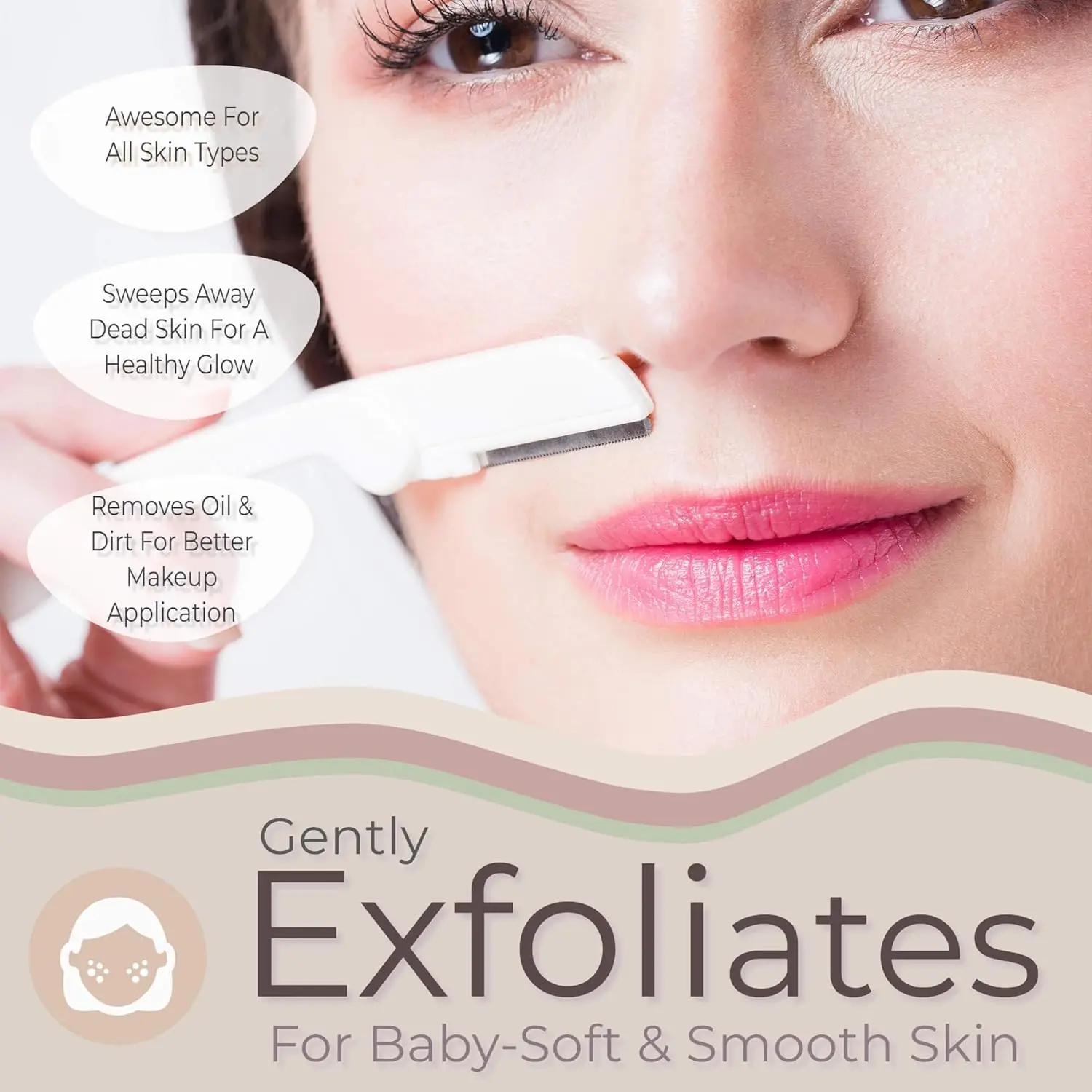 Six dermaplaning razors for women to easily remove peach fuzz and exfoliate the face.