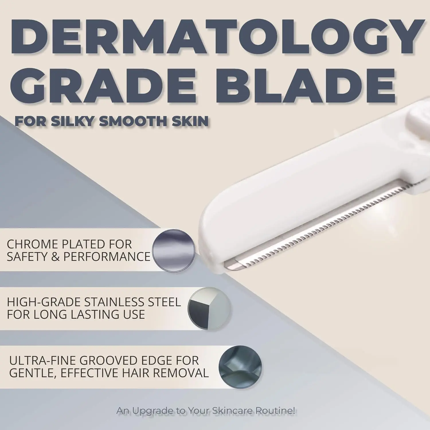 Six dermaplaning razors for women to easily remove peach fuzz and exfoliate the face.