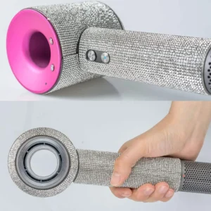 These bright diamond sticker decals add a cool and stylish personality to your Dyson Supersonic hair dryer, making it more beautiful and a perfect gift for Christmas and New Year.