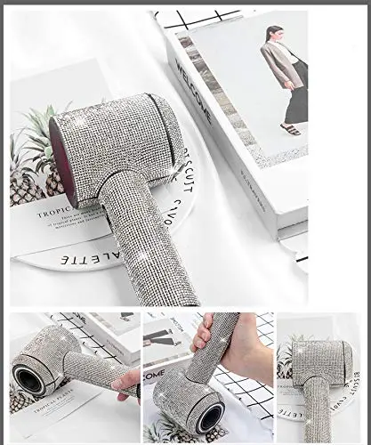 These bright diamond sticker decals add a cool and stylish personality to your Dyson Supersonic hair dryer, making it more beautiful and a perfect gift for Christmas and New Year.