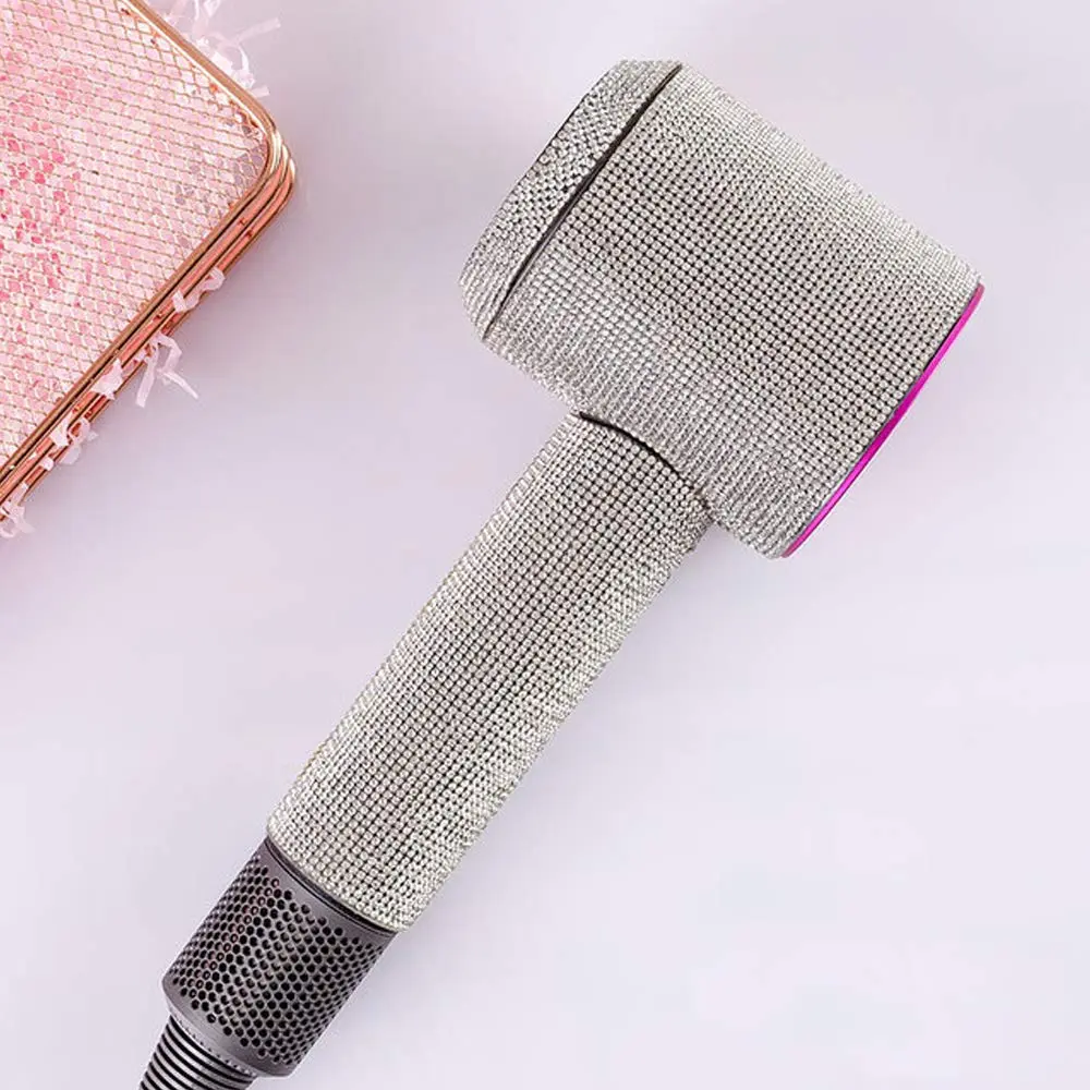 These bright diamond sticker decals add a cool and stylish personality to your Dyson Supersonic hair dryer, making it more beautiful and a perfect gift for Christmas and New Year.