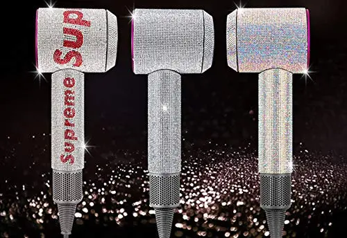 These bright diamond sticker decals add a cool and stylish personality to your Dyson Supersonic hair dryer, making it more beautiful and a perfect gift for Christmas and New Year.