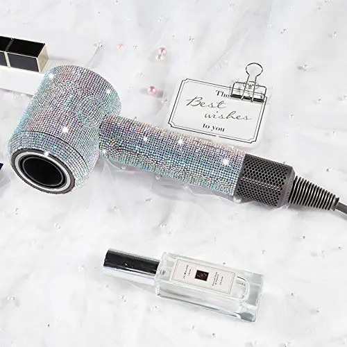 These bright diamond sticker decals add a cool and stylish personality to your Dyson Supersonic hair dryer, making it more beautiful and a perfect gift for Christmas and New Year.