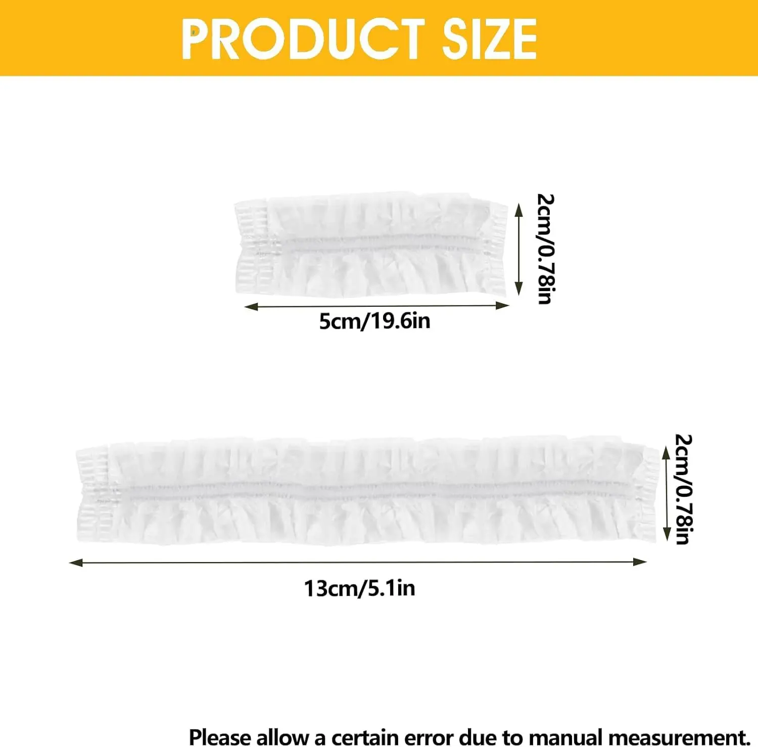 Two hundred clear disposable ear covers made of waterproof PE material, ideal for protecting ears during showers, hair dyeing, and salon treatments.