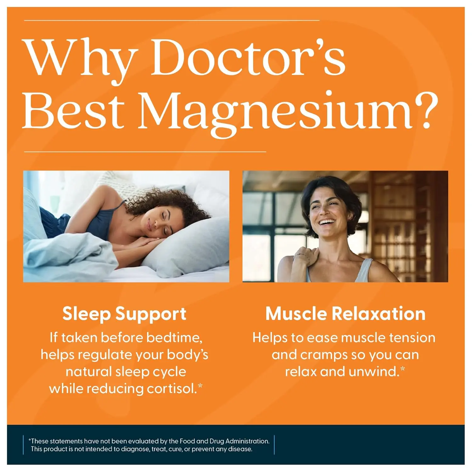 A bottle of Doctor's Best High Absorption Magnesium 100mg tablets, a unisex food supplement with 120 servings, 240 tablets in total.