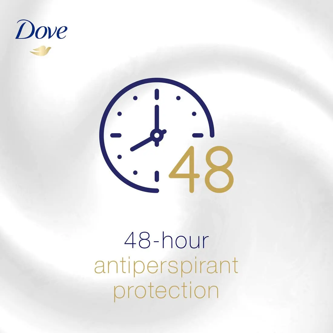 This image shows a pack of two Dove Antiperspirant Deodorant Roll-Ons, offering 48-hour protection against odor and wetness with a caring, alcohol-free formula for soft, smooth underarms.