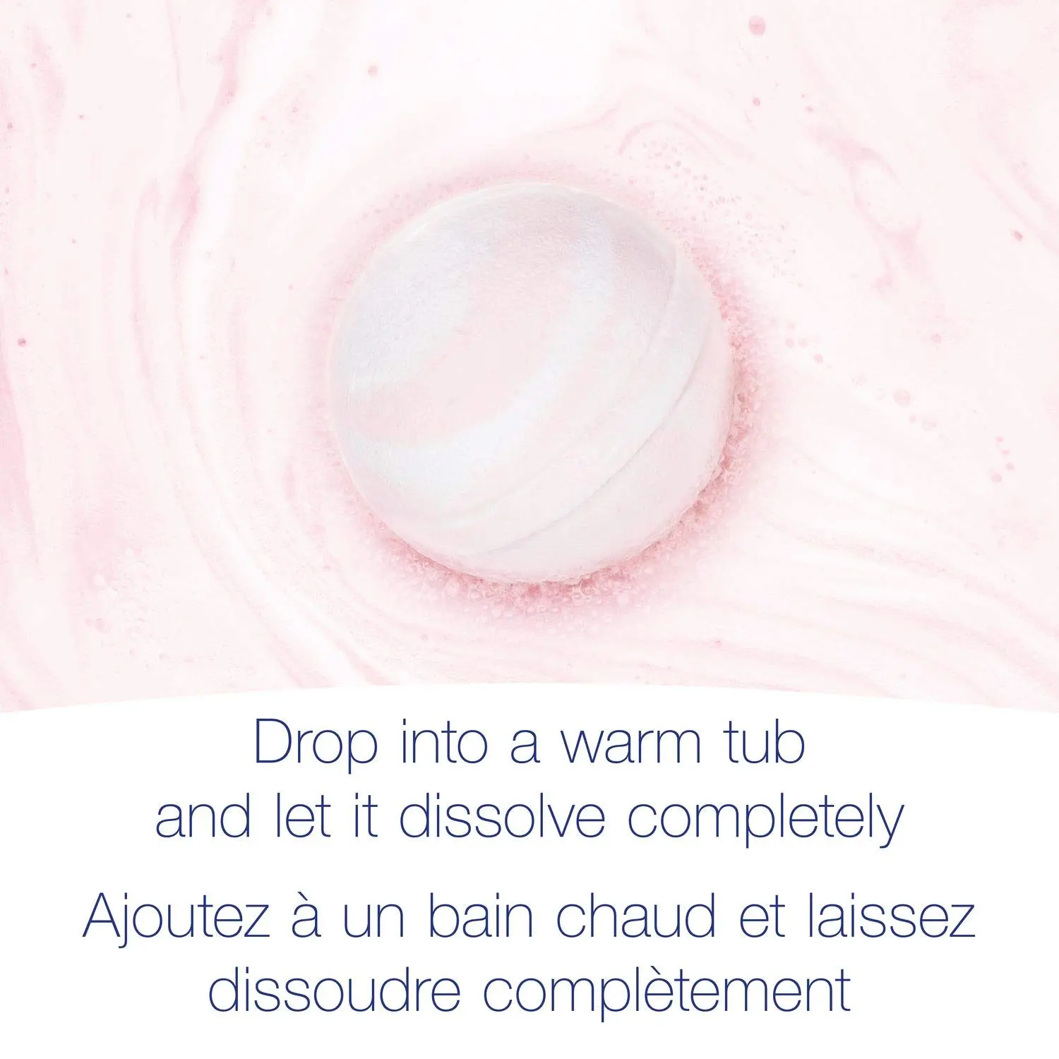 This image shows two Dove Nourishing Secrets bath bombs with peony and rose scent, designed to create a relaxing and fragrant bath experience.