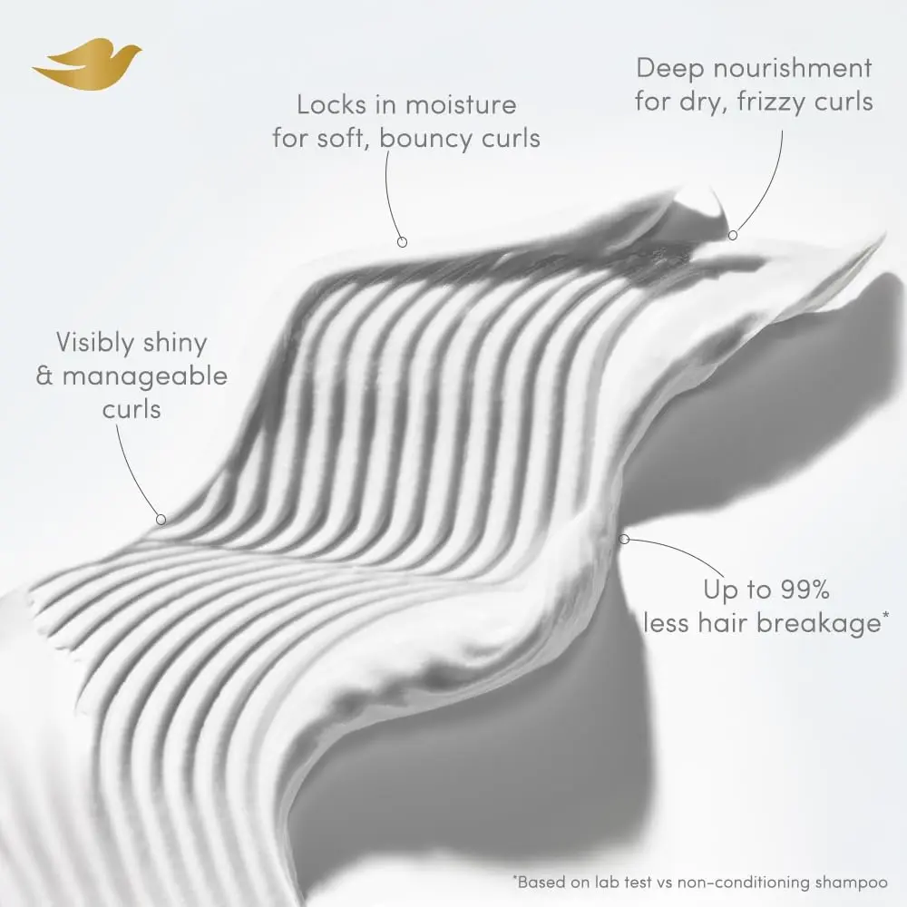 Dove Beautiful Curls deep moisture hair mask with aloe, shea butter and coconut oil hydrates and nourishes curly hair, reducing frizz and dryness.