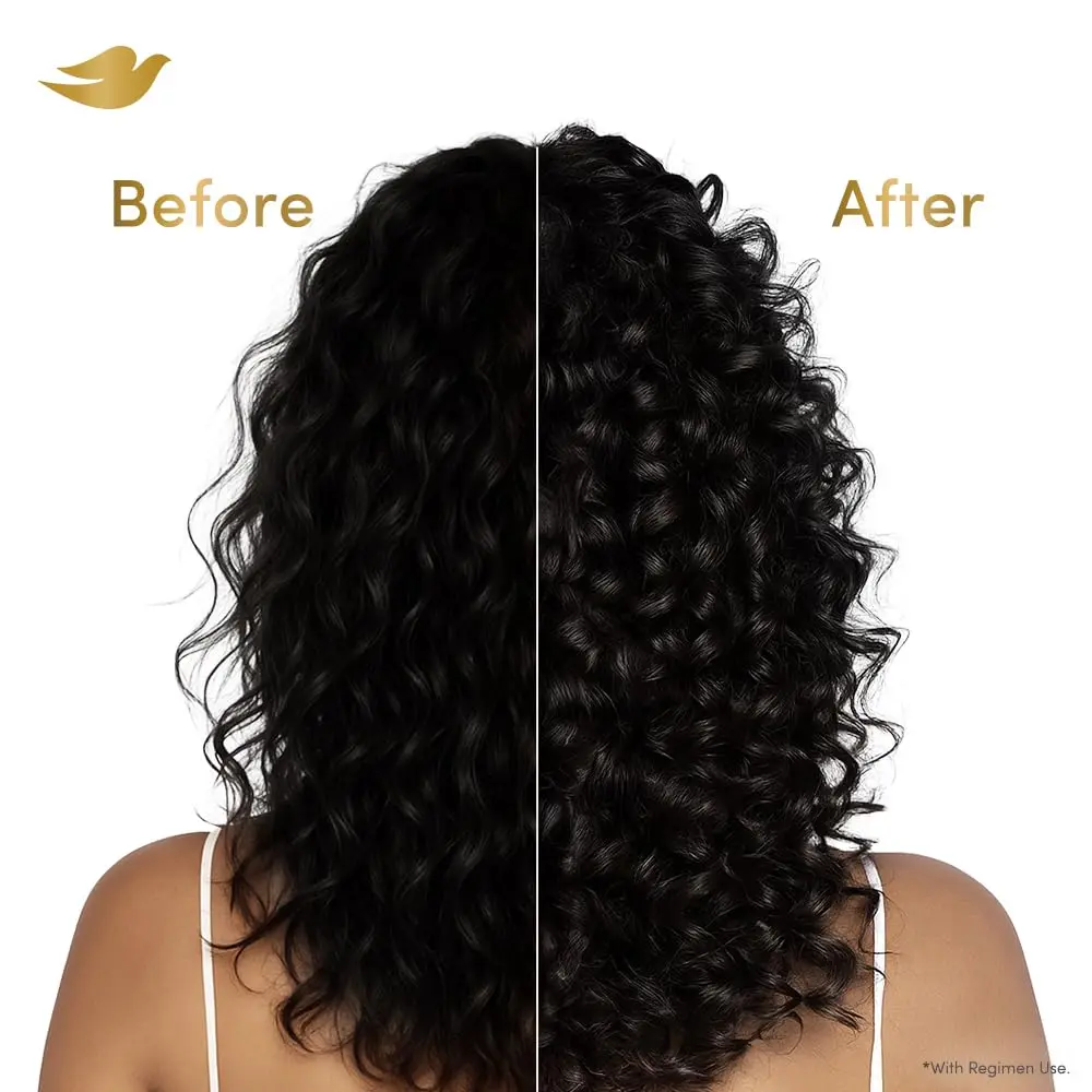 Dove Beautiful Curls deep moisture hair mask with aloe, shea butter and coconut oil hydrates and nourishes curly hair, reducing frizz and dryness.