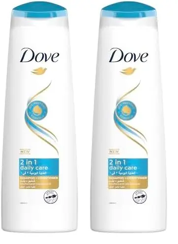 Dove 2in1 shampoo and conditioner with hyaluronic acid hydrates and revitalizes hair, leaving it soft and full of life without weighing it down.