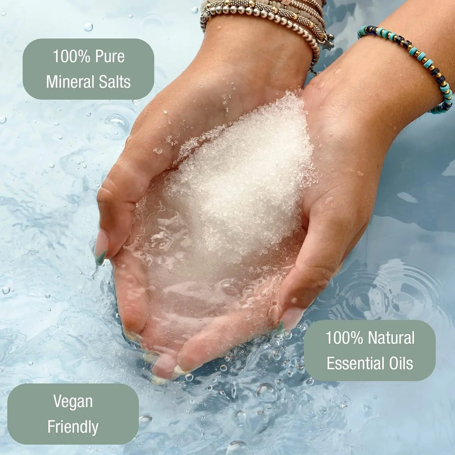 A 2kg bag of Dr Salts Muscle Ease Epsom bath salts helps relax and soothe tired muscles with eucalyptus, rosemary, and ginger essential oils.