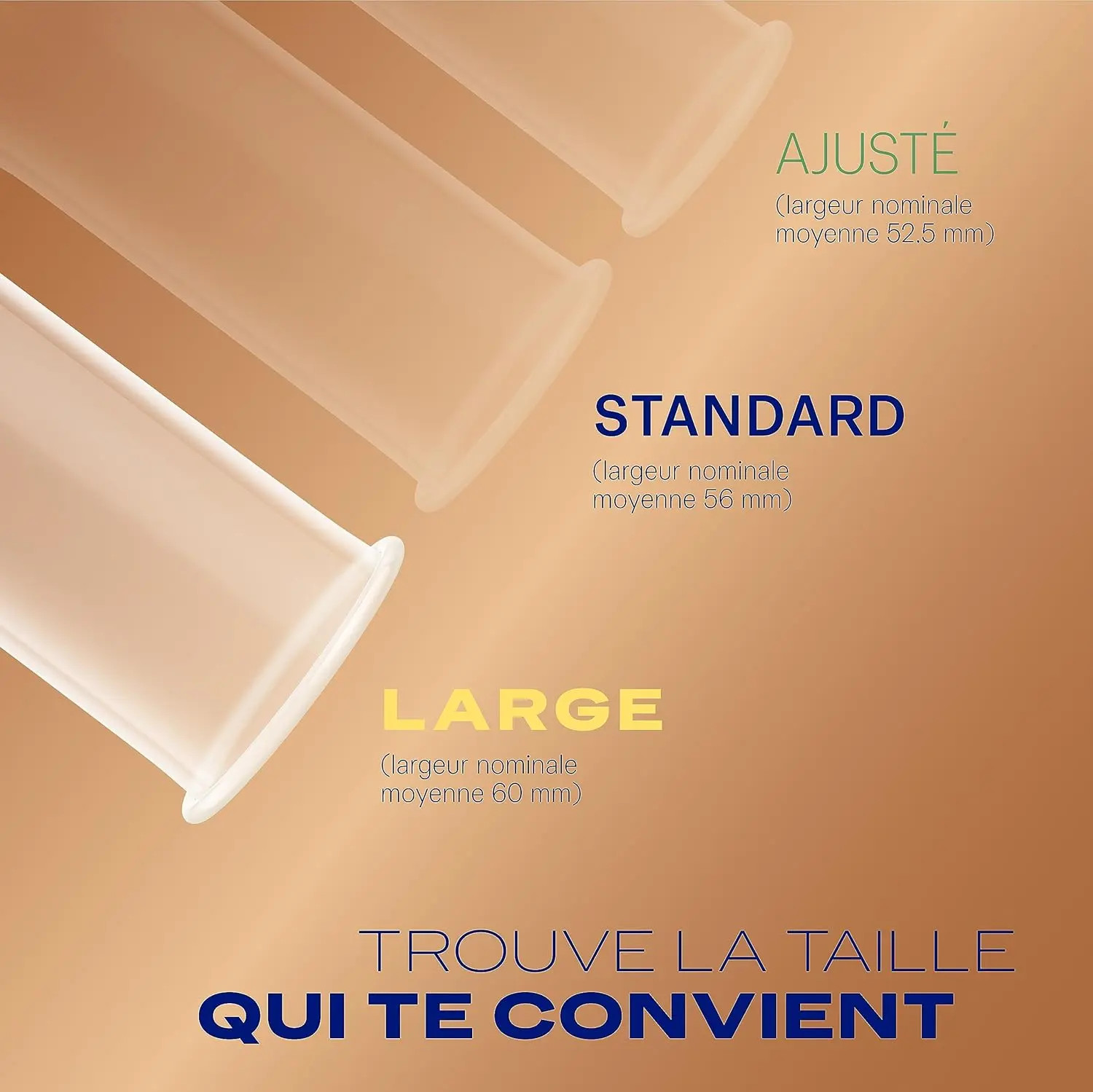 A pack of eight Durex Nude XL condoms, extra large and thin natural rubber latex condoms with silicone lubricant for enhanced pleasure and a secure fit.