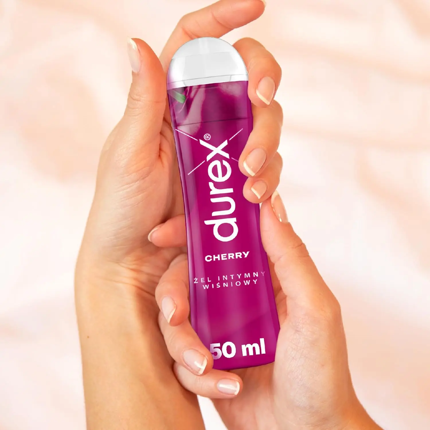 A bottle of Durex Play Cherry Lubricant, a body lubricant by Durex.