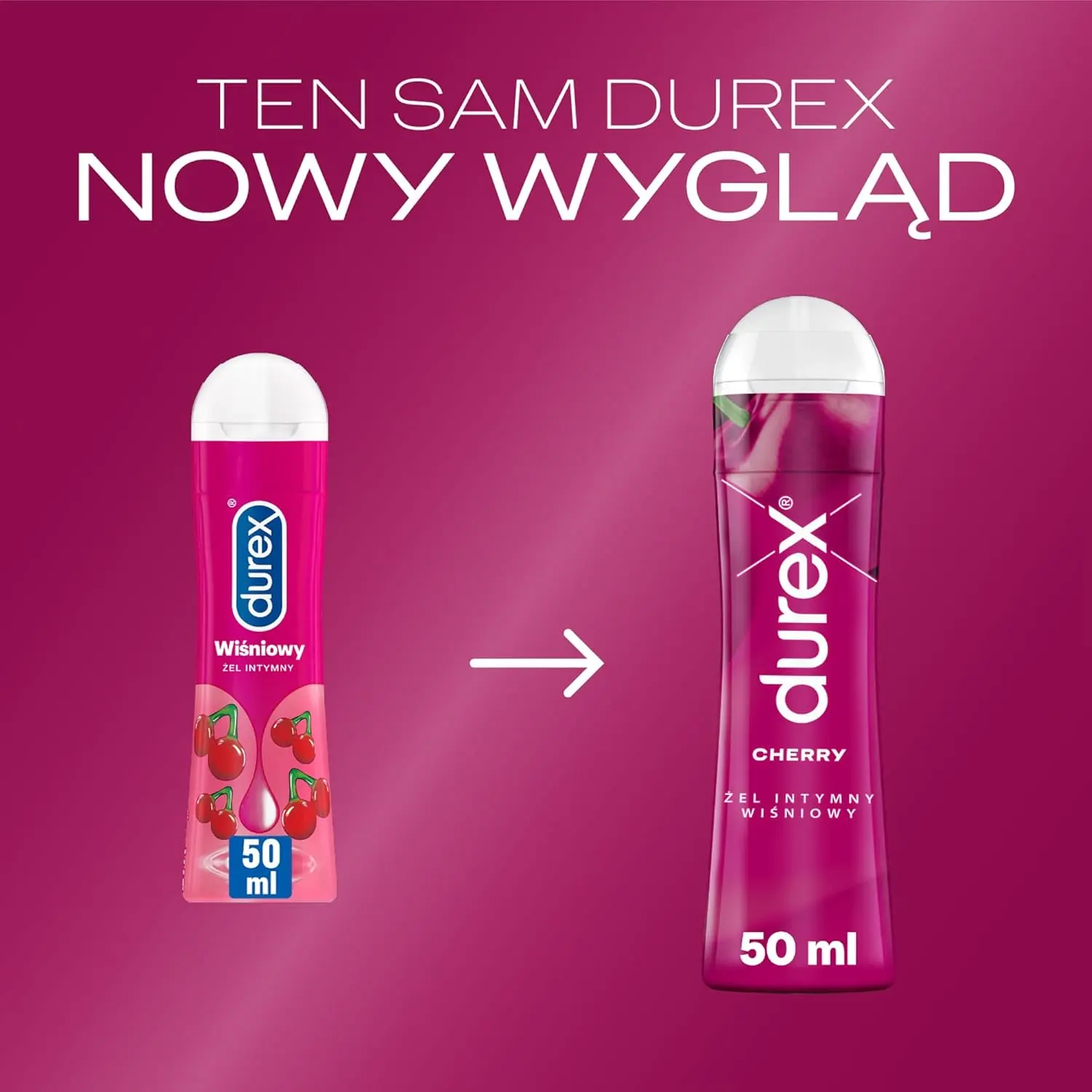 A bottle of Durex Play Cherry Lubricant, a body lubricant by Durex.