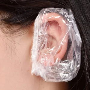 These disposable ear covers offer waterproof protection from water and hair dye while showering, bathing, or during salon treatments.