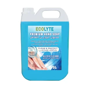 Ecolyte+ disinfectant skincare handwash liquid provides effective germ protection and personal hygiene with a refreshing ocean breeze scent.