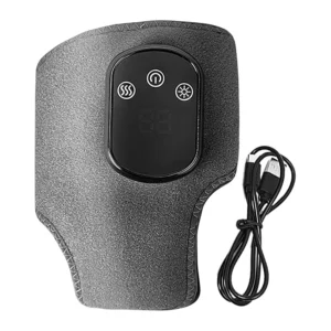 Rechargeable electric foot massager offering heated relief and triple massage modes for deep relaxation at home or on the go.