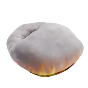This electric foot warmer heating pad provides safe and consistent warmth for under desk use in home offices and relaxation zones, featuring smart temperature control, overheat protection, and a washable liner.