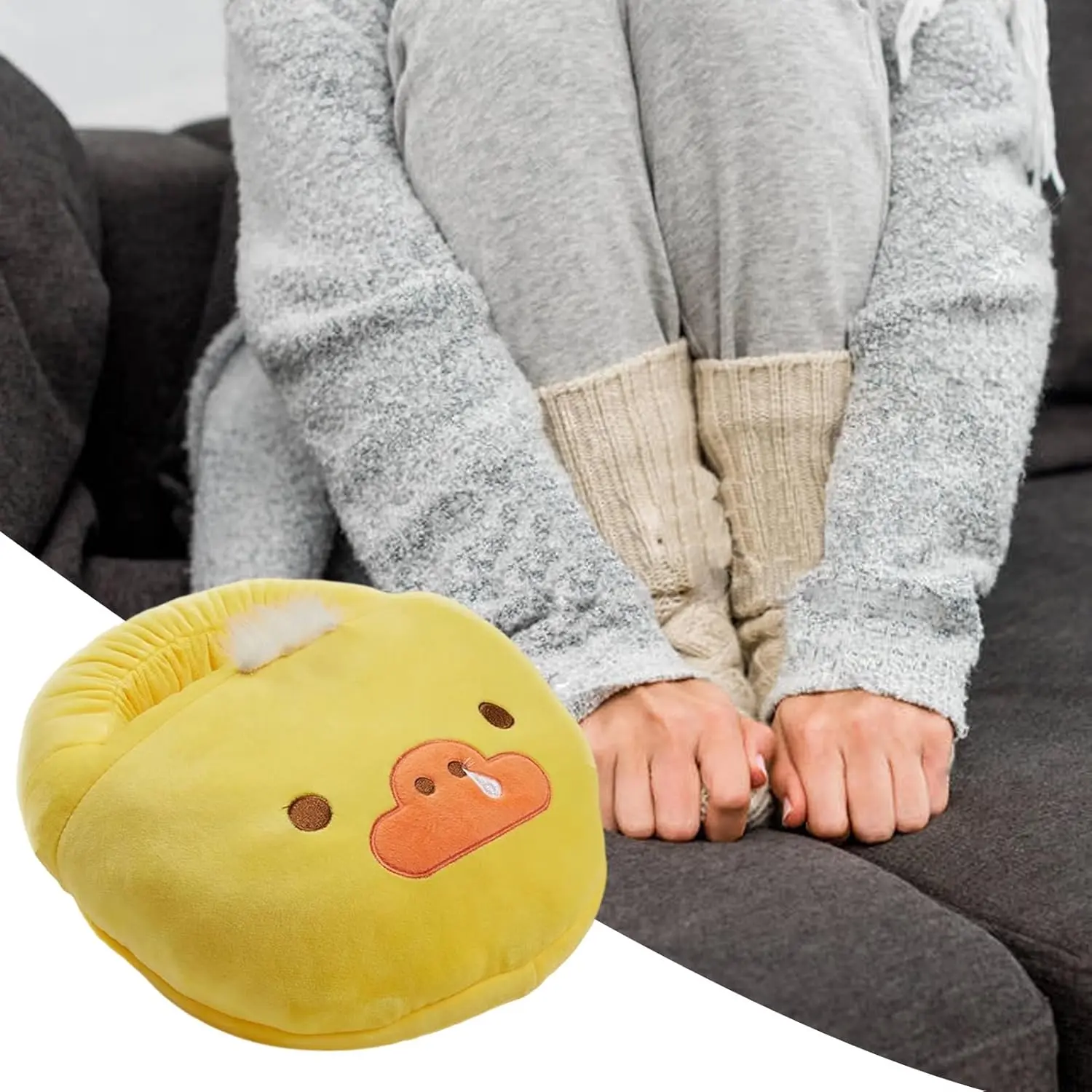 This electric foot warmer provides consistent, safe, and energy-efficient warmth with smart temperature control for relaxing ergonomic use at home or in the office.