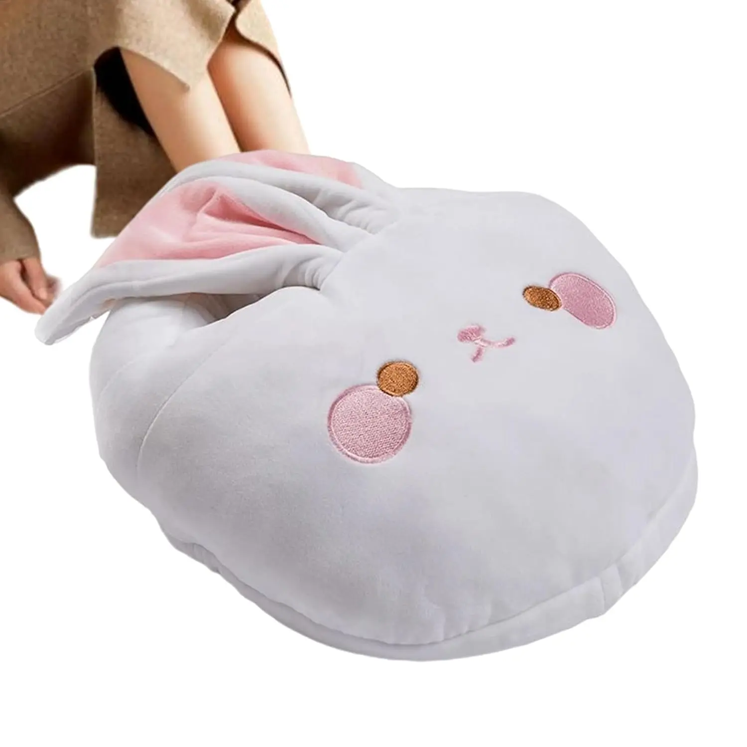 Stay cozy with this electric foot warmer featuring smart temperature control and overheat protection, perfect for under desk use in your home or office.