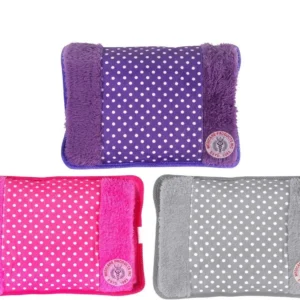 Narola velvet electric heating bag in multi-color provides soothing pain relief for backaches, sore muscles, and cramps, offering hours of warmth with its gel pad.