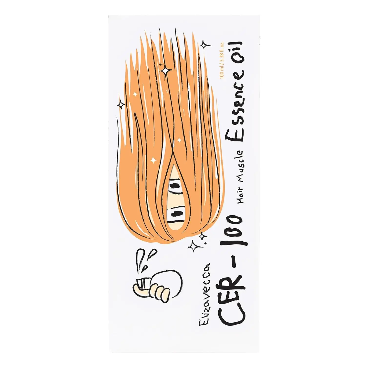 Elizavecca CER-100 hair oil, a leave-in K-beauty hair treatment by Elizavecca, designed for dry hair.