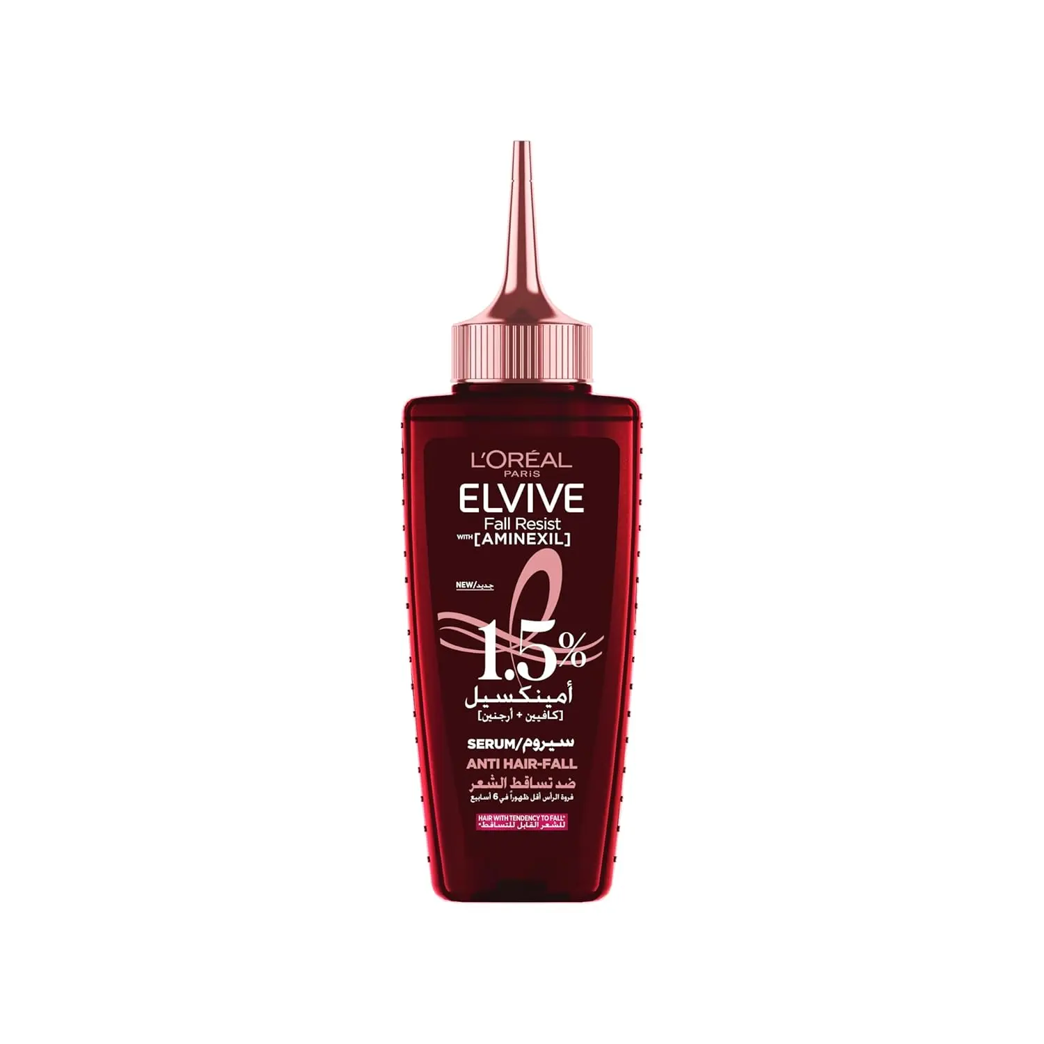 L'Oréal Elvive Fall Resist hair serum helps reduce visible scalp, hair breakage, and hair fall in six weeks, leaving less hair on your brush.