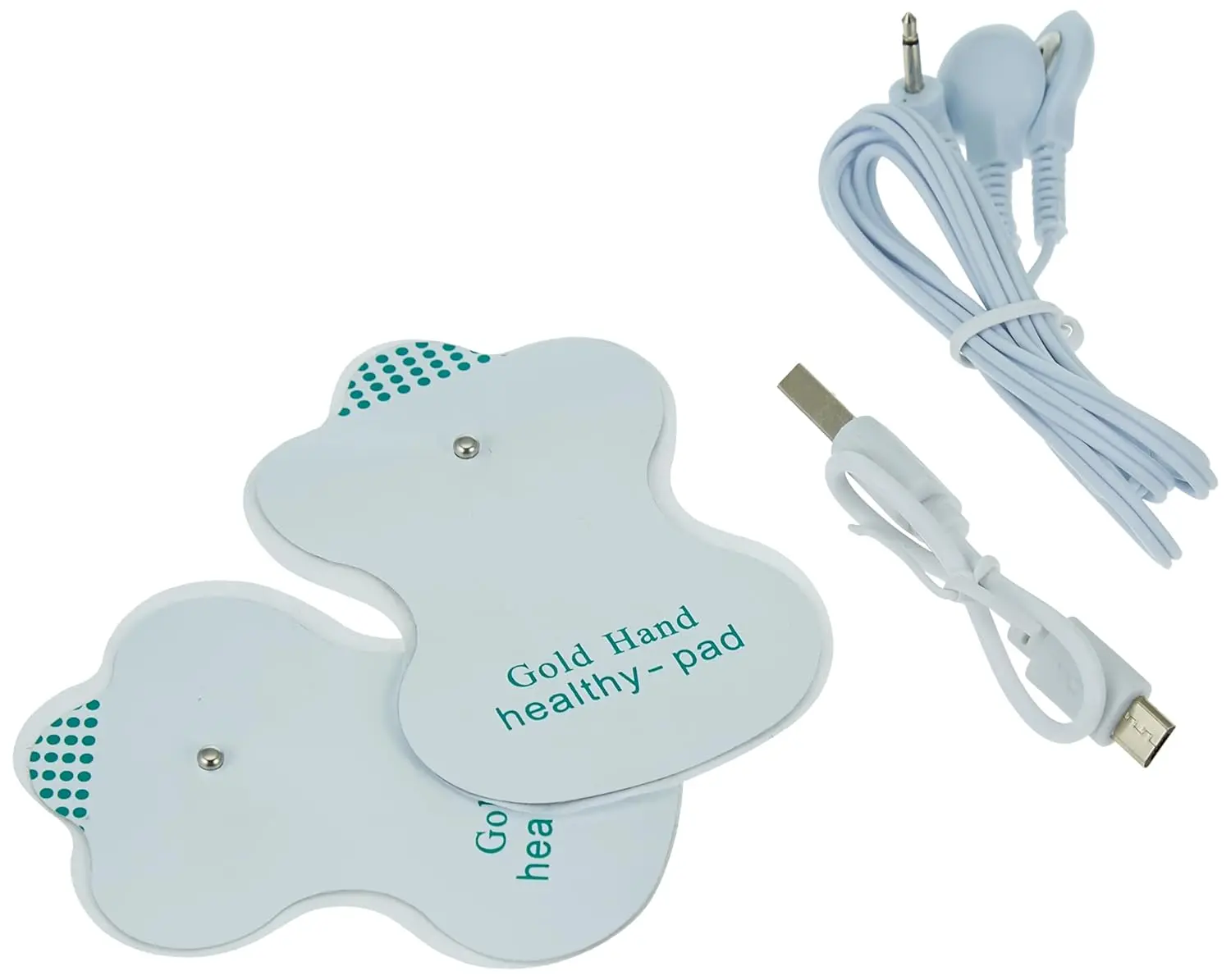 Portable EMS foot massager mat with USB charging and 9 intensity levels for bioelectric massage and leg reshaping.